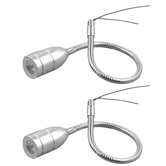 3WAC 12V 24V LED Tool Light Flexible 30cm LED Workshop Work Light Silver for CNC Machine Rework Welding Machine