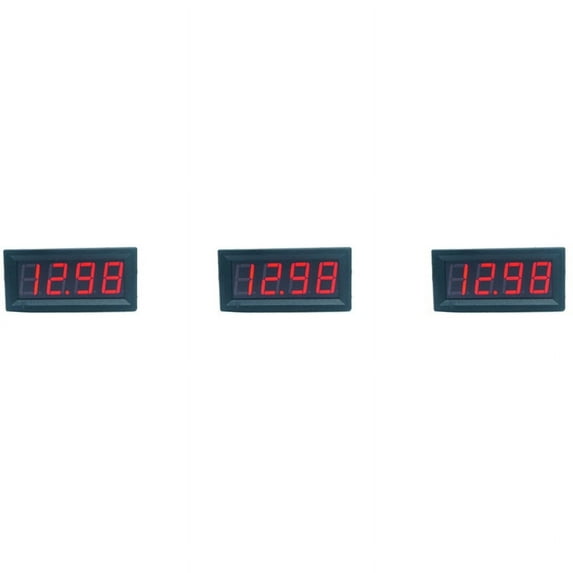 3X 0.56Inch Mini Digital LED Display 4 Bits 0-100V Voltmeter Panel Volt Voltage Meter Tester