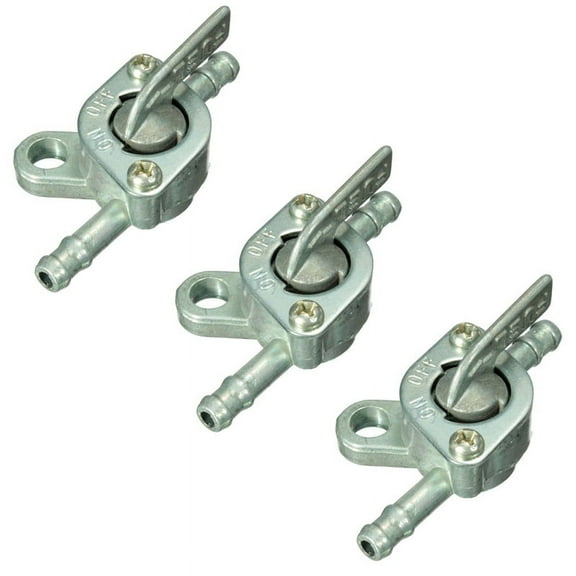 3X 1/4 Inch Inline Oil Gas Fuel Tank Tap Filter Petcock Switch PIT PRO Dirt Bike