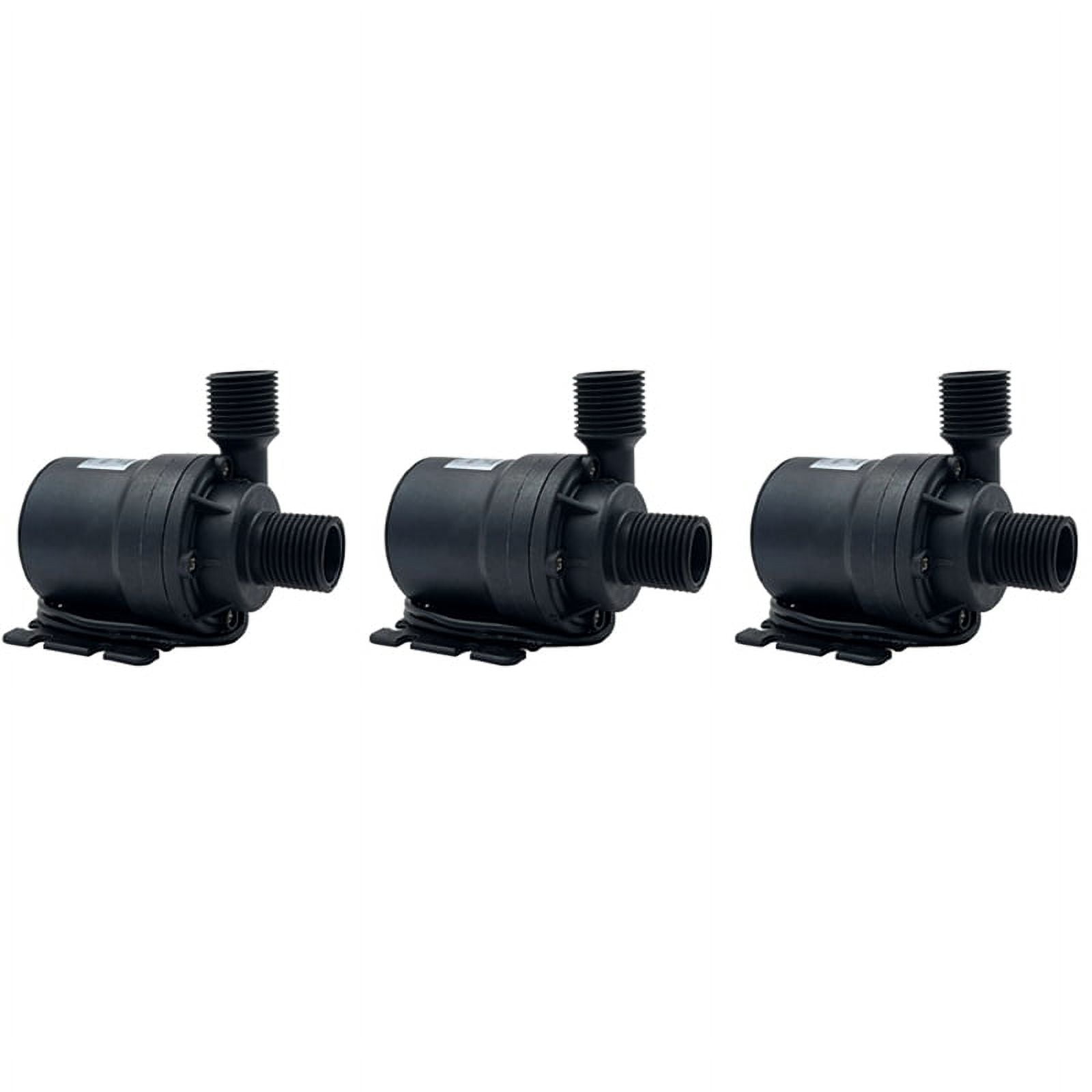 3X 1000L/H 8M DC 12V Home Portable Brushless Motor Submersible Water Pump for Cooling System Fountains Heater Mini