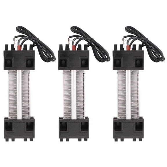 3X 100W 220V Insulated PTC Ceramic Air Heater PTC Heating Elements Electric Heater,3 x Insulated PTC Ceramic Air Heater,Black