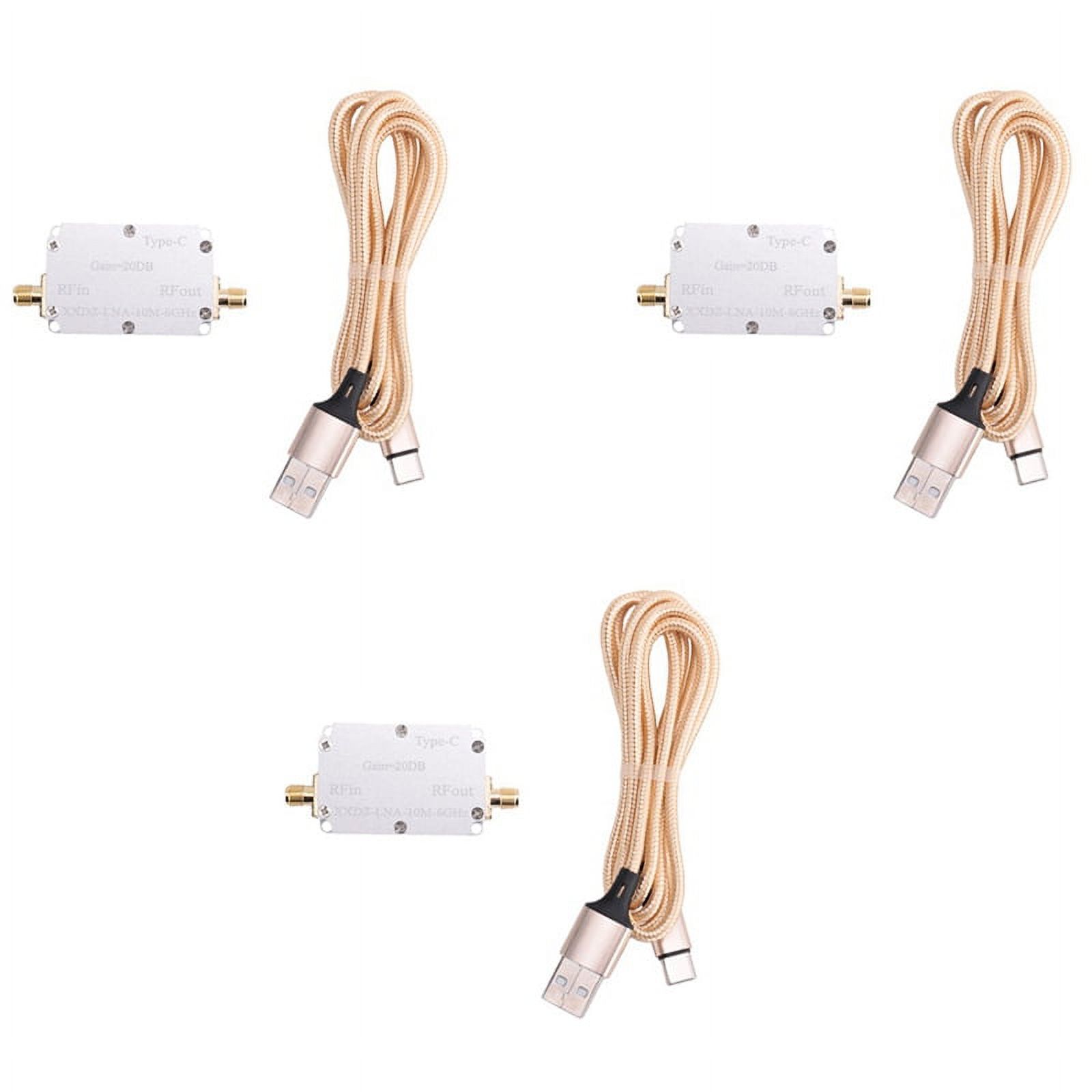3X 10M6GHz Low Noise Amplifier Gain 20DB High Flatness LNA RF Signal