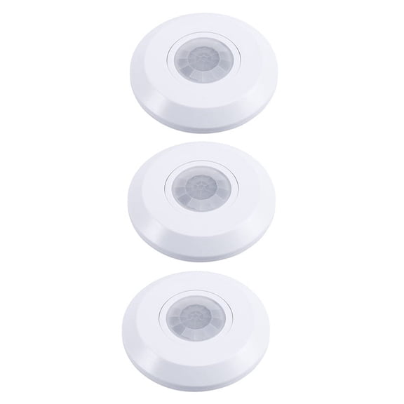 3X 110-220V Ceiling PIR Motion Sensor Light Switch Adjust Time Delay Light Switch 800W Ultra Slim Infrared Induction
