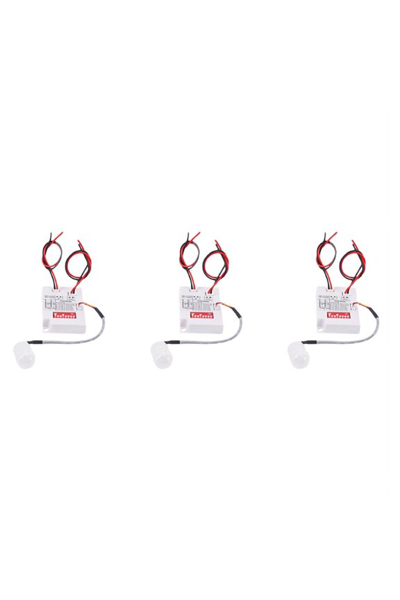 3X 12V 24V PIR Motion Sensor Switch IR Infrared Human Induction Time Delay Relay Switch Corridor LED Light Switch