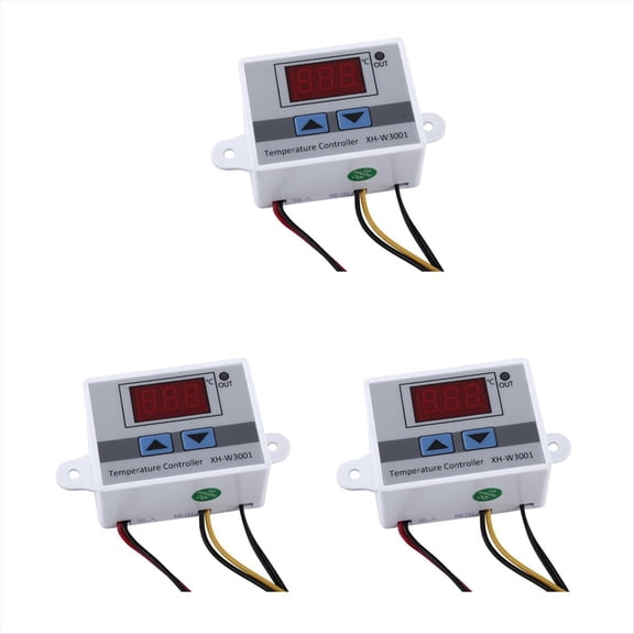 3X 12V Digital LED Temperature Controller Thermostat Control Switch