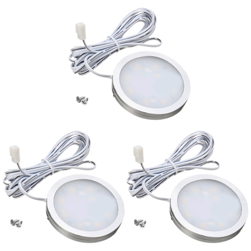 3X 12V LED Light Rv Trailer Boat Interior Ceiling Down Roof Lamp Warm