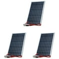 thumbnail image 1 of 3X 12V Solar Panel Kit Complete 30W Power Portable Outdoor Rechargeable Solar Cell Generator for Home, 1 of 8