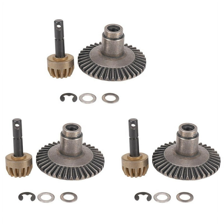 3X 13T 38T Metal Crown Gear Motor Differential Main Gear Combo for Front  Rear Axle AXIAL SCX10 90021 90022 RC Truck Car 
