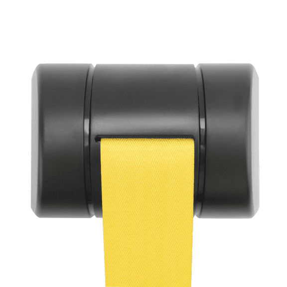 3X 16.4 Ft Magnetic Wall Mount Retractable Belt Barrier, Crowd Control Barrier Fixed Safety with ABS Case