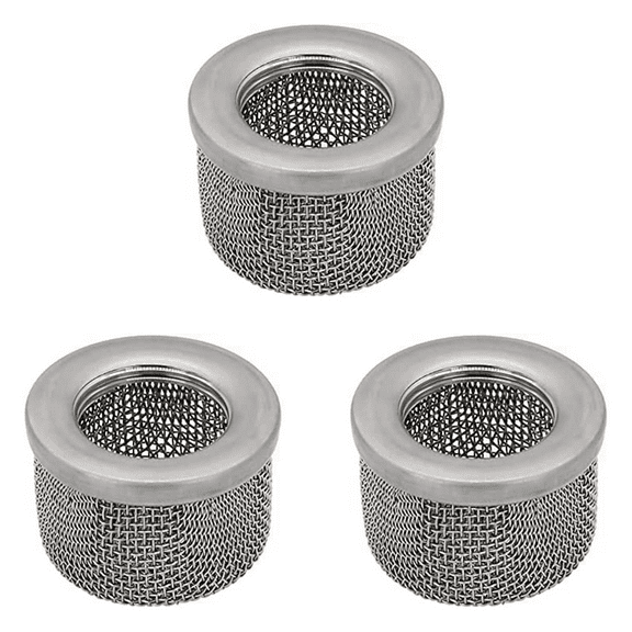 3X 181072 Inlet Strainer Screen Filter with 1in NPT Thread for 795 1095 1500 Airless Paint Sprayer Suction Hose