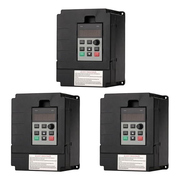 3X 2.2KW 220V Variable Frequency Drive Inverter Single to 3 Phase CNC VFD Universal