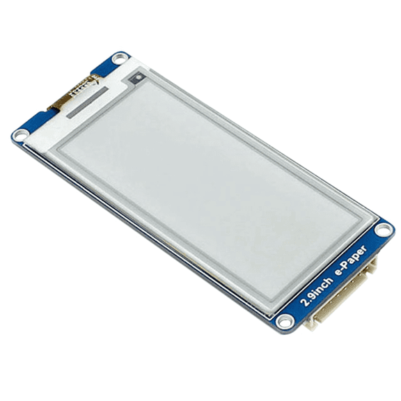 3X 2.9 Inch E-Ink Display Local Refresh 296X128 Resolution SPI Communication Interface for