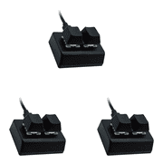 3X 2 Keys Macro Programming Keyboard RGB Mini Keyboard Gaming Drawing Red Switch Custom Keyboard OSU Gaming Keypad,Black