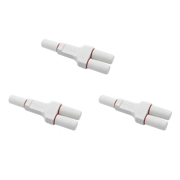 3X 2 Port 1 in 2 Out Waterproof POE Extender 10/100Mbps Outdoor 30W High Power Plug&Play for PoE Switch NVR IP Camera AP