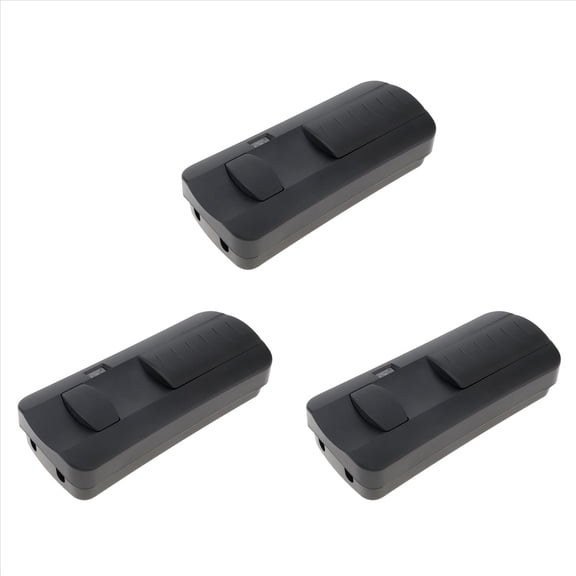 3X 220V Foot Dimmer Switch Foot Operated LED Dimmer Switch Full Range Inline Slide Control Switch for Floor Lamp,3 x LED Dimmer,Black