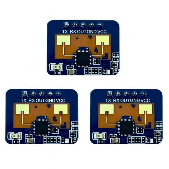 3X 24G Body Presence Sensor Module LD2410C Millimeter Wave Radar Contactless Smart Multifunction Convenience Sensor,A