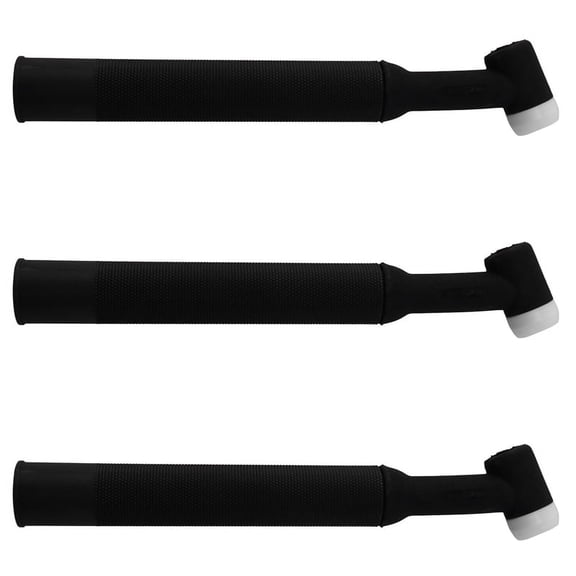 3X 250A -26F -26F Tig Welding Torch Black Flexible Head Body Nozzle Gas Cooled Torch 26 Series Welding Accessories,3 x Tig Welding Torch,Black