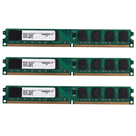 3X 2GB DDR2 PC2-6400 800MHz 240Pin 1.8V Desktop DIMM Memory RAM for , for (2GB/800,S)