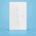 3X 3 Gang Press Switch Control Smart Wifi Wall Light Switch Smart Life