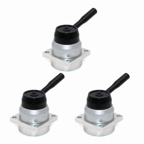 3X 3 Position 4 Way G1/4 Inch Dia Pneumatic Hand Lever Valve K34R6-8D Manual Directional Valve Mechanical Control Valve