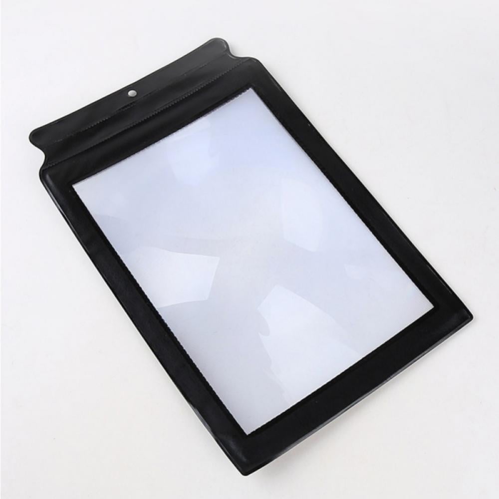Porfeet Full Page Magnifier with LED Light Holder Magnifying Glass