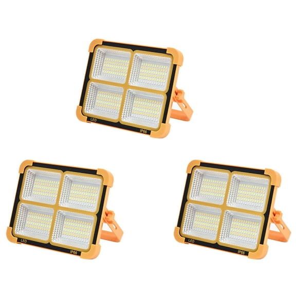 3X 3000mAh Rechargeable Camping Light 1500LM 288 LED Camping Lantern Powerful Magnet Flashlight Repair Emergency Lamp