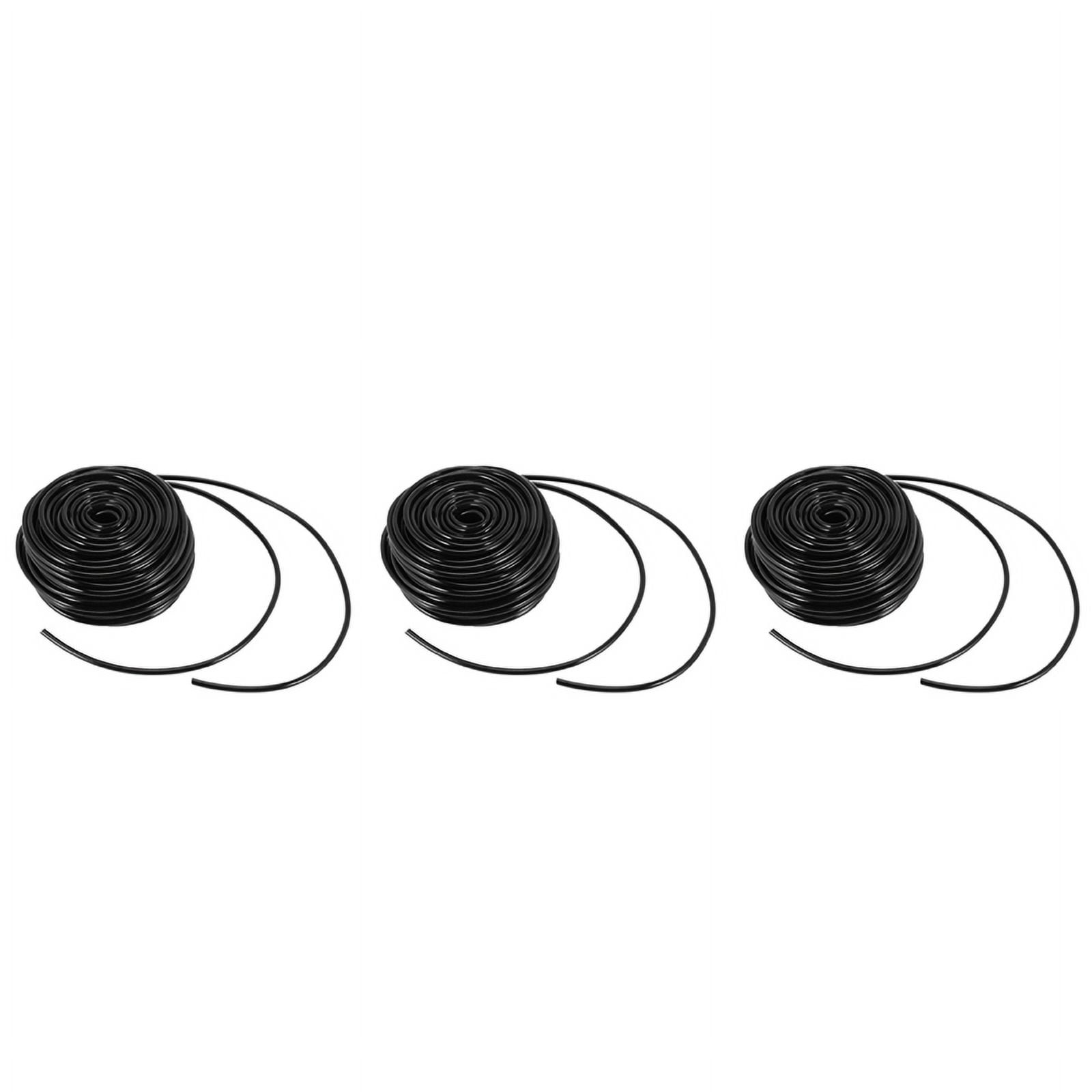 3X 30M Meter 1/4 Inch Blank Distribution Pipe Drip Irrigation Hose Garden Watering Pipeline