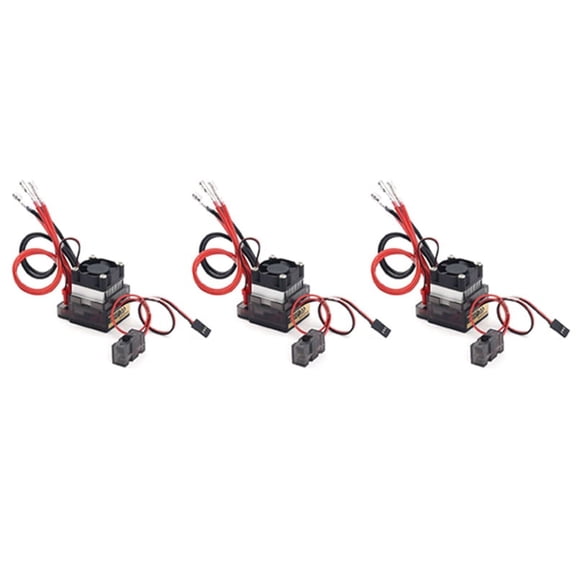 3X 320A 7.2V-16V Bidirectional Brushed ESC Speed Controller for RC Car Truck Boat