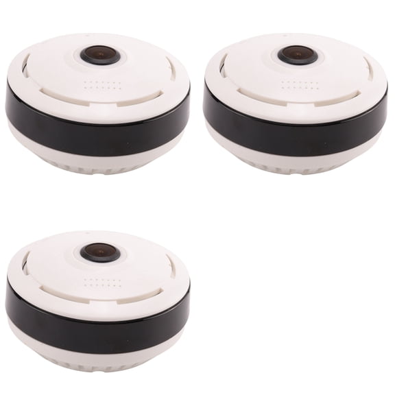 3X 360Degree Panorama CCTV Camera Wifi 1080P HD Wireless VR Camera Remote Control Surveillance Camera P2P US Plug