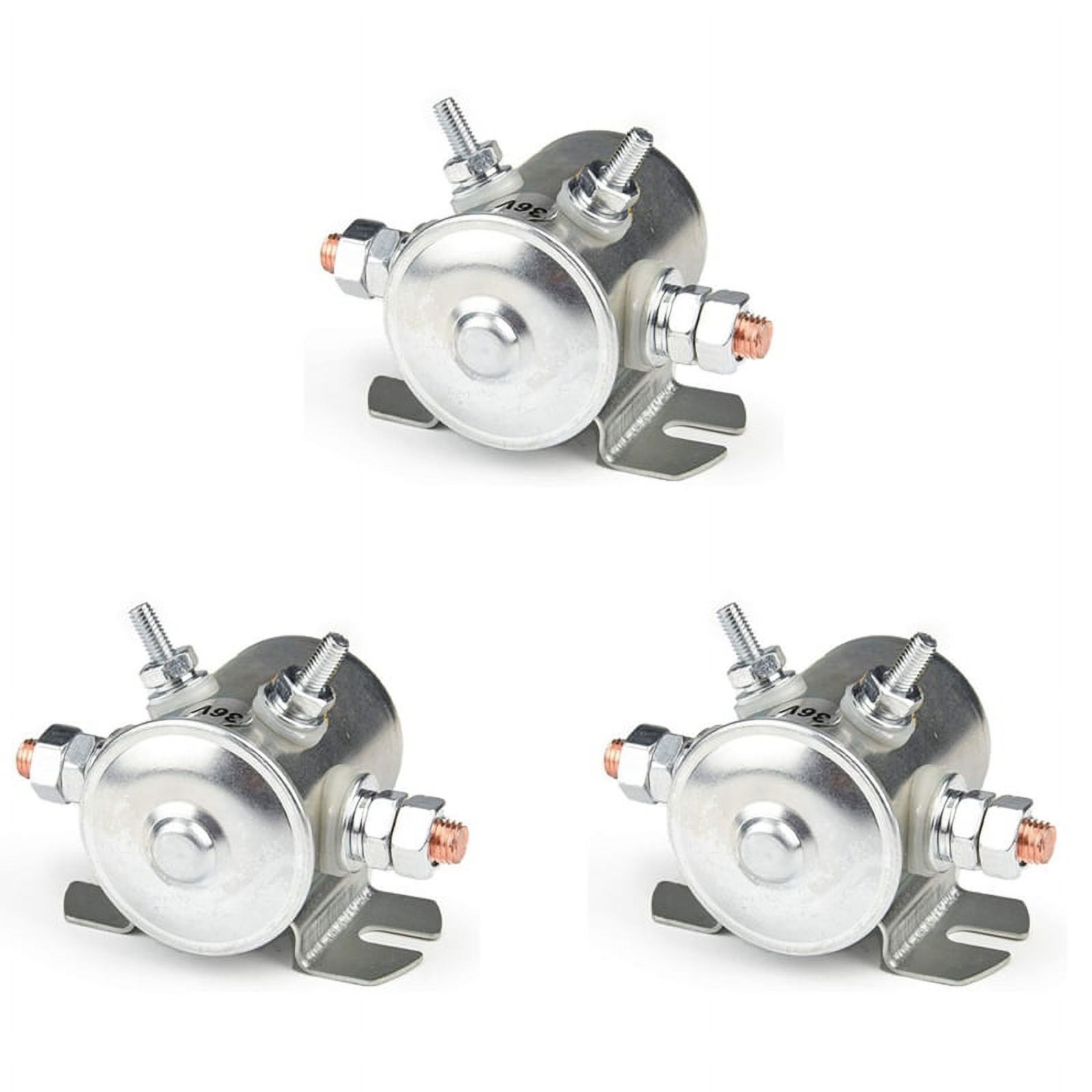 36V 4-Terminal Solenoid Relay For EZGO, Club Car, Yamaha Electric Golf Carts (1989-Up) - Replaces 20468G1