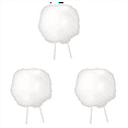 thumbnail image 1 of 3X 3D Cloud Cake Topper Cotton Cloud Lights Cake Lamp Baking Cake Topper Supplies Decoration for Birthday Party,3 x Cotton Cloud Lights,White, 1 of 6