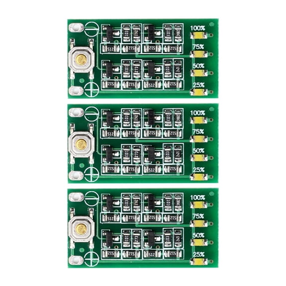 3X 3S 11.1V 12V 12.6V Lithium Battery Capacity Indicator Module Lipo Li-Ion Power Level Display Board 3 Series 9-26V