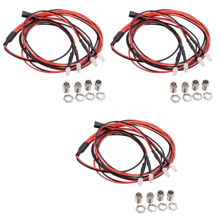 Kit Luci LED COB Per Axial SCX24 90081 – Barra Super Luminosa Per Crawler 1:24 - Foto 4