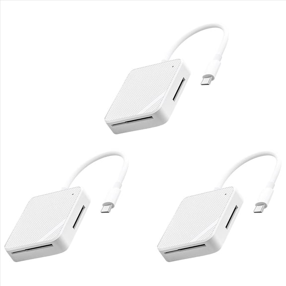3X 4 in 1 Memory Card Reader Adapter Type C USB-C Smart Media OTG M2 SD SM XD Card Reader for Android Accessories