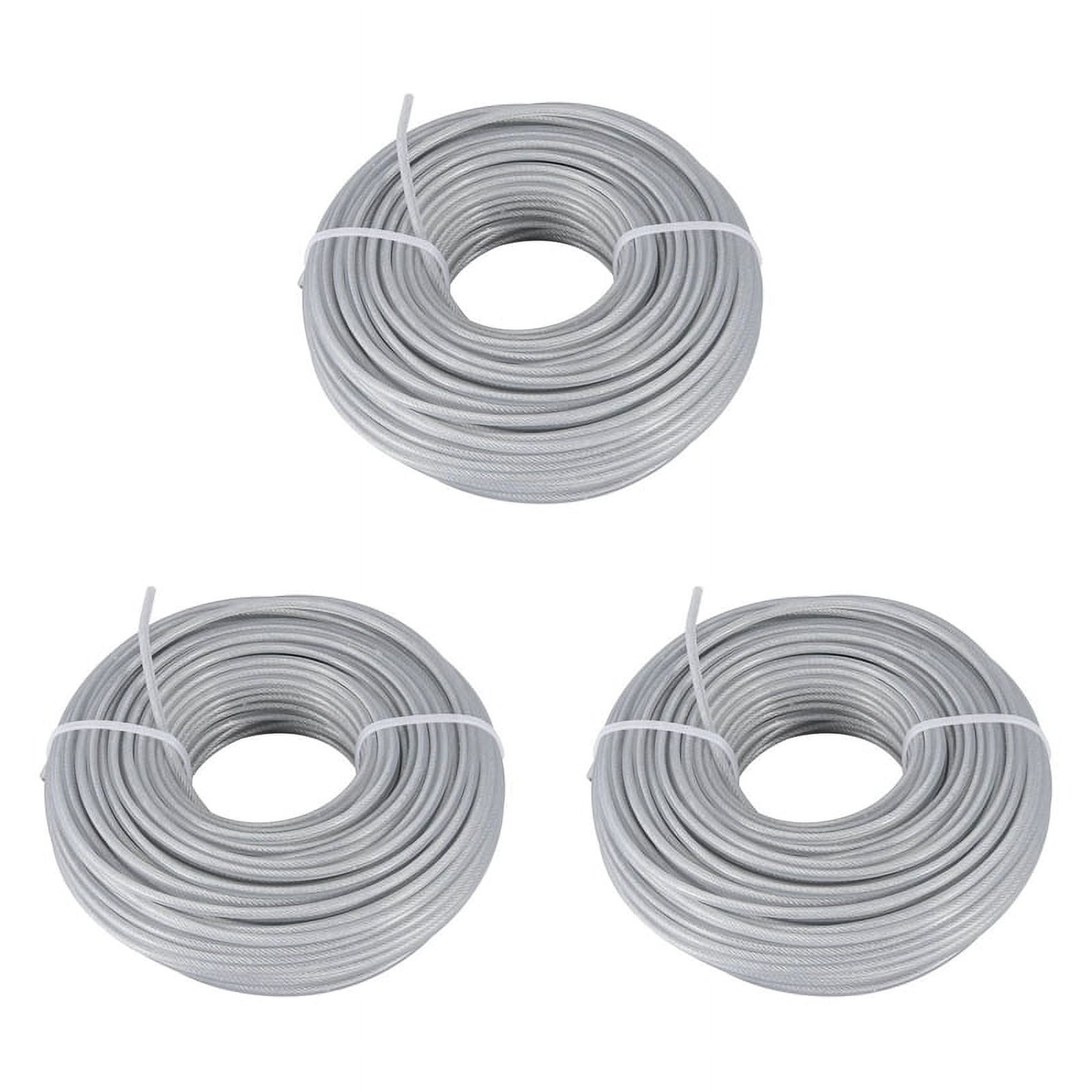 Mower Rope Circle 3X 41M Lawn Mower Wire Mowing Rope Nylon Lawn Mowing Rope Mowing Line ...