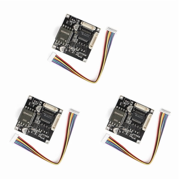 3X 48V to 12V PoE Module for Security CCTV Network IP Cameras Power over Ethernet Modules IEEE802.3af 12V1.5A Output 15W