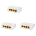 3X 4Port Gigabit POE Extender 1000M 1 to 3 Network Switch Repeater