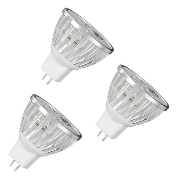 3X 4W Dimmable MR16 LED Bulb/3200K Warm White LED Spotlight/50 Watt Equivalent Bi Pin GU5.3 Base/ 60 Degree Beam Angle,3 x MR16 4W LED Spotlight