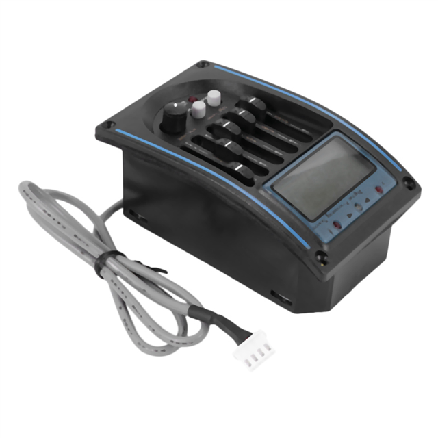 3X 5 Bands Acoustic Guitar Pickup EQ Preamp LCD Tuner Equalizer with