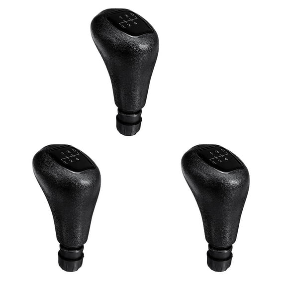 3X 5 Speed Manual Leather Gear Shift Knob Shifter Lever for C Class W202 CLK Class W208 E Class W210