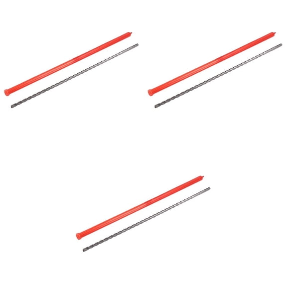3X, 50cm 500mm SDS+ PLUS 10mm Hammer Masonry Drill Bit Sds Long (20 x 3/8 Inch)