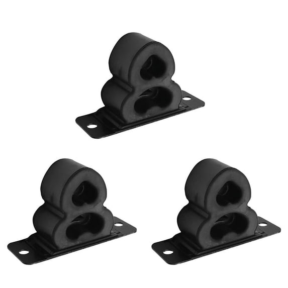 3X 55400H1000 Rear Axle Cushion Rubber Pad Bumper Buffer Assembly for Terracan 2001-2007,3 x Rear Axle Buffer,black