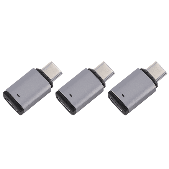 3X 5A Magnetic Adapter USB C Male to Female 100W PD Fast Charging Magnet USB C Data Adapter OTG Connector, Straight