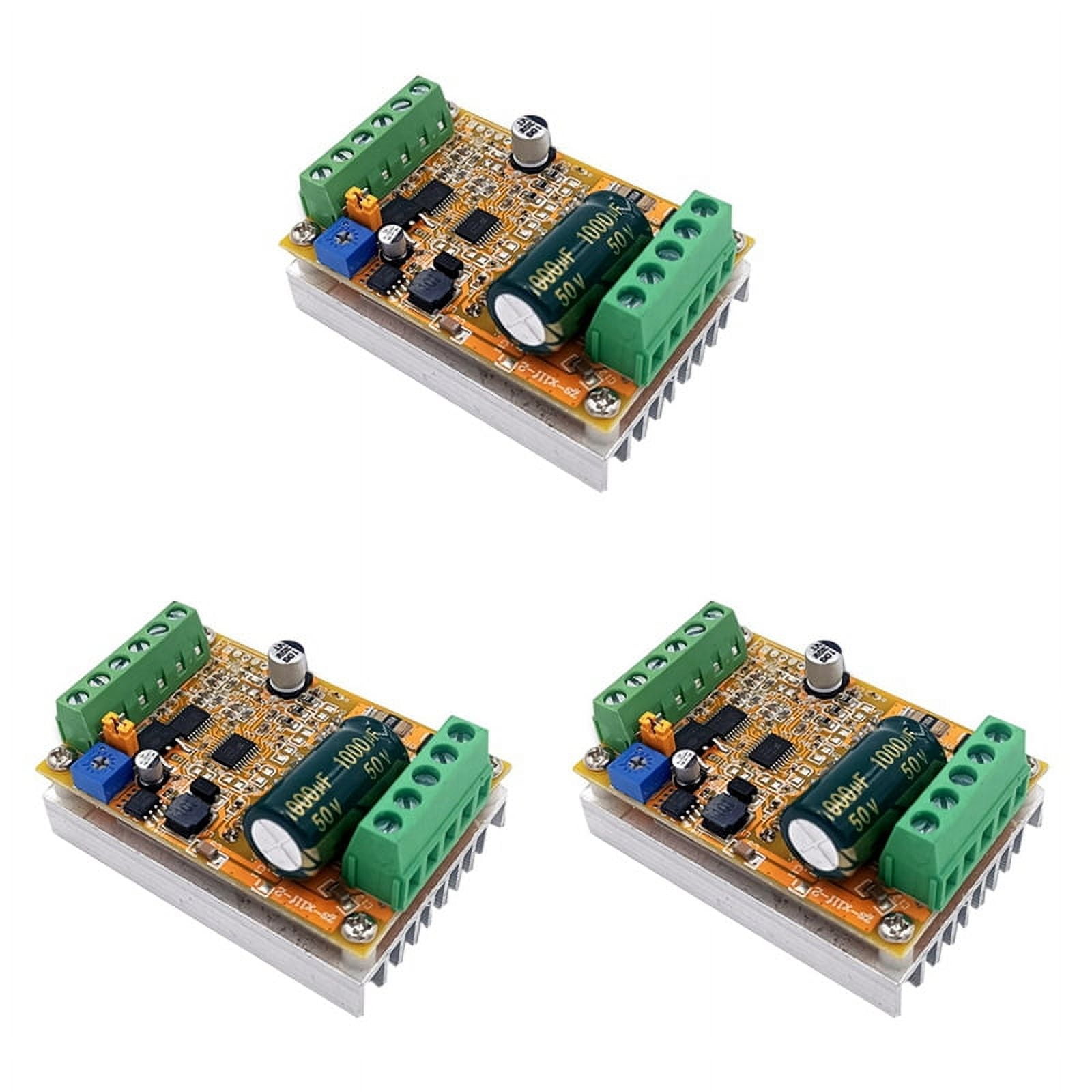3X 6-60V BLDC Three Phase DC Brushless Motor Controller 400W PWM Hall ...