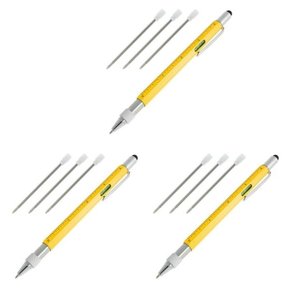 3X 6 in 1 Multitool Pen, Cool Gadgets for Men, Gifts for Dad, Stocking Stuffers for Men, Christmas Gifts for Men