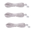 thumbnail image 1 of 3X 6P2C RJ11 Male to Male Plug Telephone Line Cable Wire 5M, 1 of 8