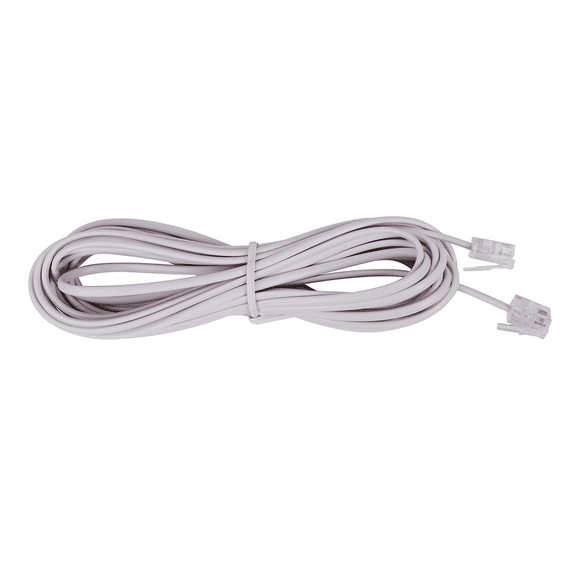 3X 6P2C RJ11 Male to Male Plug Telephone Line Cable Wire 5M