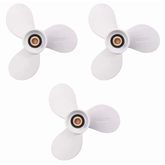 3X 7 1/2X7 for 4Hp 5Hp 6Hp for 9 Tooth Spine Aluminium Propellers Outboard Boat Motors Marine Propeller