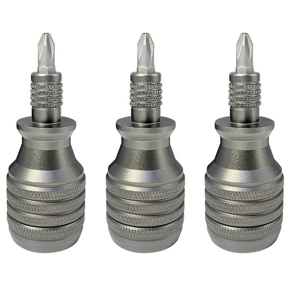 3X 7 In 1 Mini Screwdriver Titanium Screwdriver 1/4 Inch Magnetic Torx Screw Driver Bit Kit Home Repair Tools