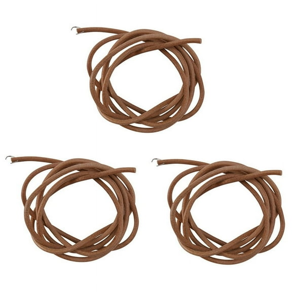 3X 72 Inch 183 cm Leather Belt Treadle Parts + Hook for Machine